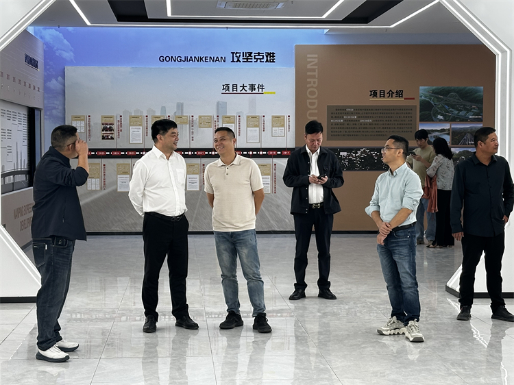 集團領導蒞臨沙南項目指導工作 為項目即將通車保駕護航